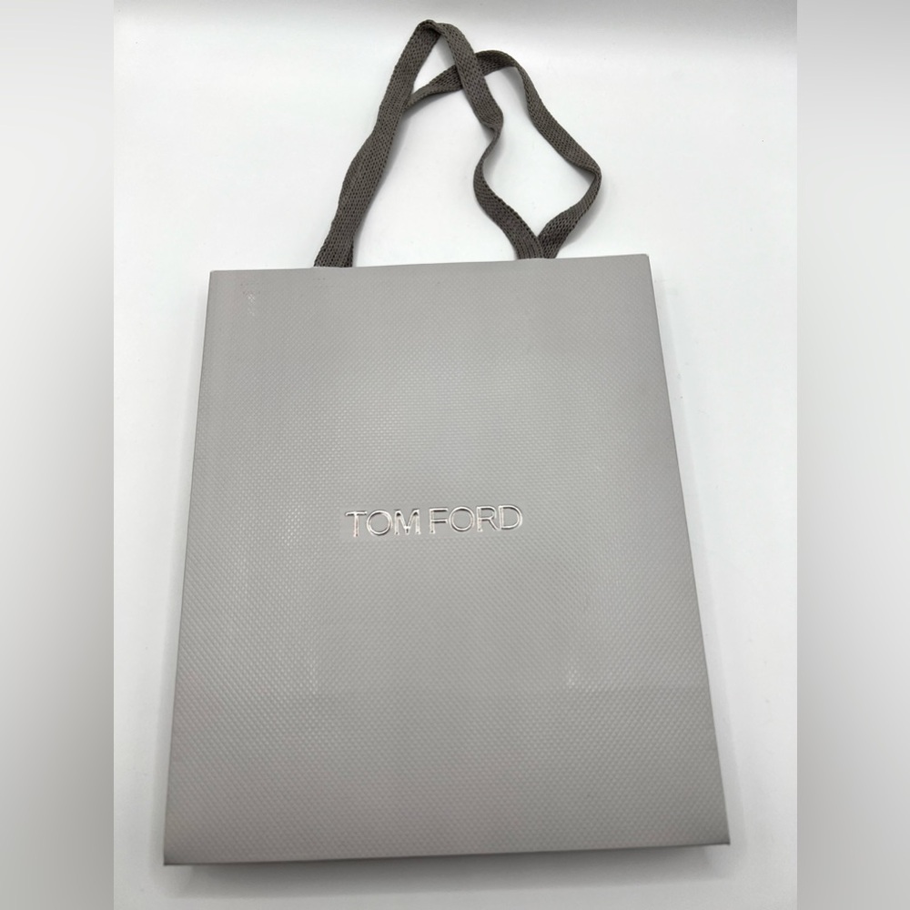 Tom Ford Empty Gray Shopping Gift Tote Bag 7.5x6x3.5 in